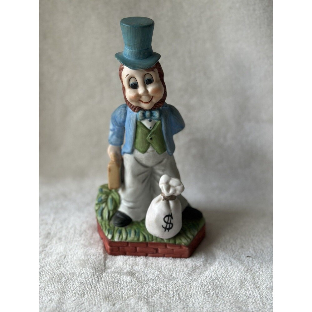 Vintage Porcelain Irish Banker Figurine Irishman Taiwan